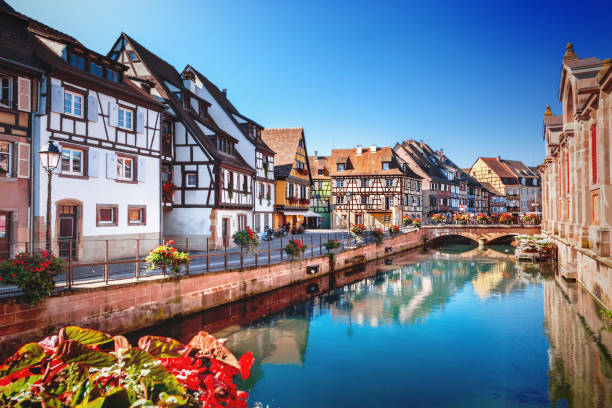 Town of Colmar Town of Colmar strasbourg stock pictures, royalty-free photos & images