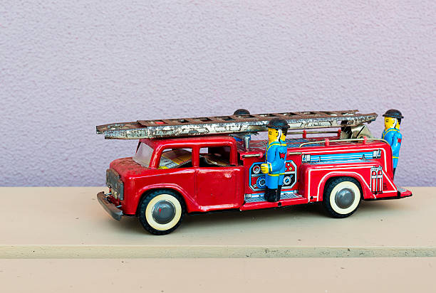 toy fire engine stock photo