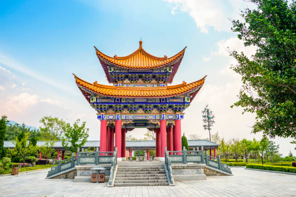 Traditional Chinese building stock photo