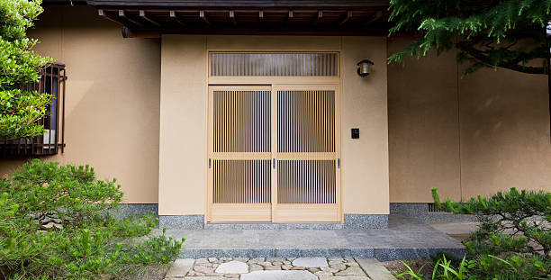 Traditional Japanese home, Japan stock photo