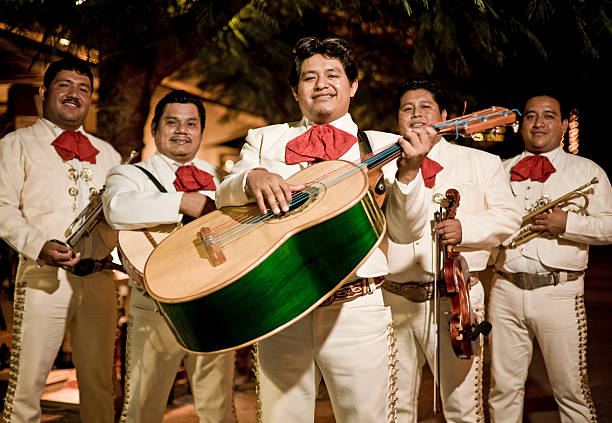 Traditional Mariachi Band stock photo