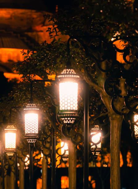 Traditional Turkish lantern stock photo