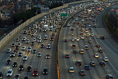 istock Traffic on Freeway Through Downtown Atlanta, Georgia 1330077707