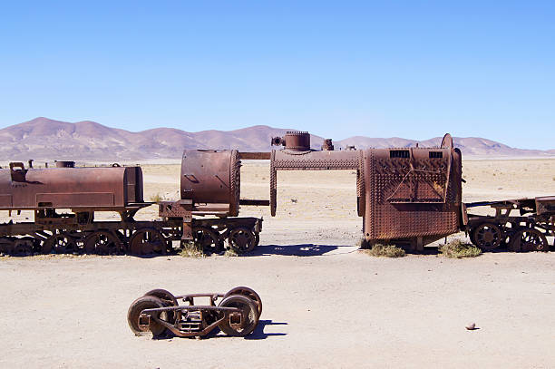 Train Cemetery Bolivia stock photo