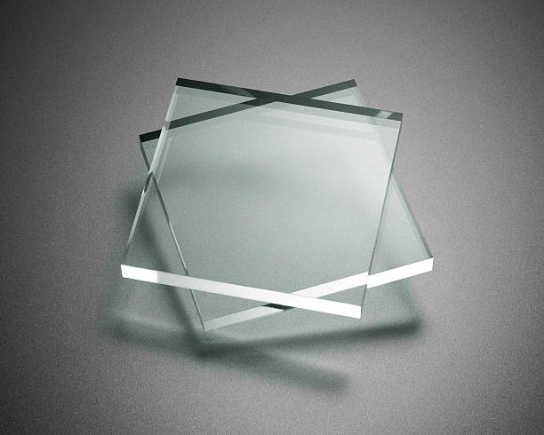 transparency plate abstract - glas materiaal stockfoto's en -beelden