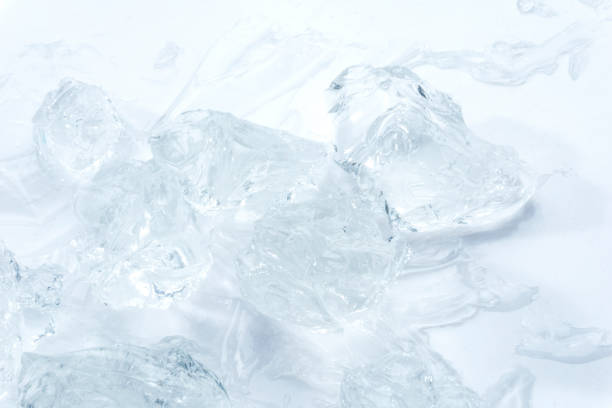 透明な氷とゼリーの背景 - ゼリー ストックフォトと画像