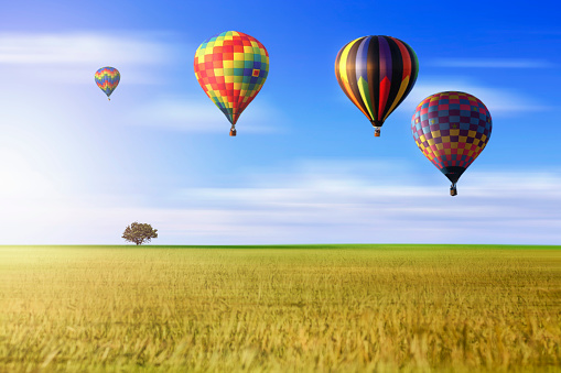 Travel destination to nature places hot-air baloons. Travel is the movement of people between distant geographical locations. It may be local, regional, national (domestic) or international.