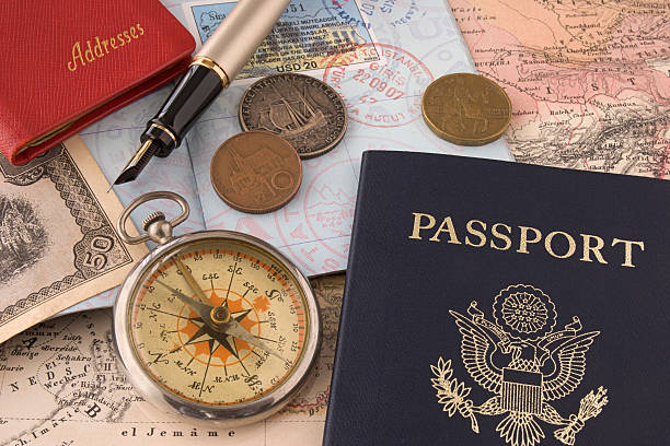 Travel Related Items stock photo