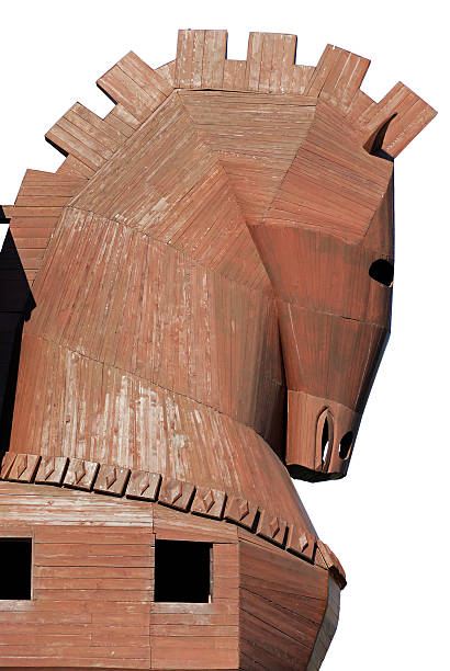 Trojan Horse in Turkey stock photo