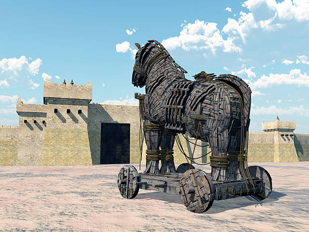 Trojan Horse stock photo