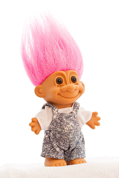 Troll Doll Isolated  doll stock pictures, royalty-free photos & images