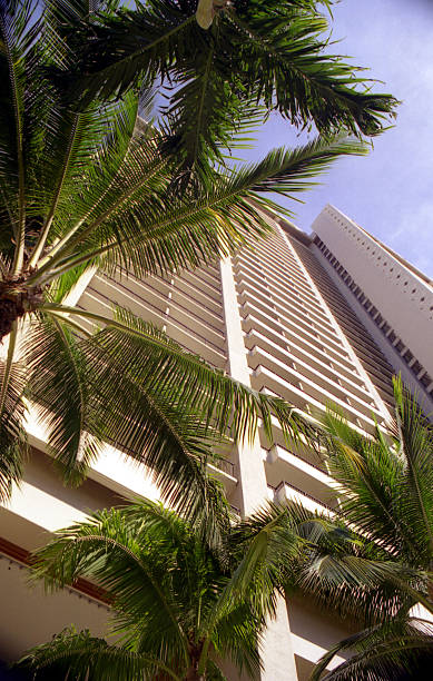Tropical Hotel stock photo