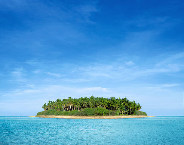 tropical island - eiland stockfoto's en -beelden