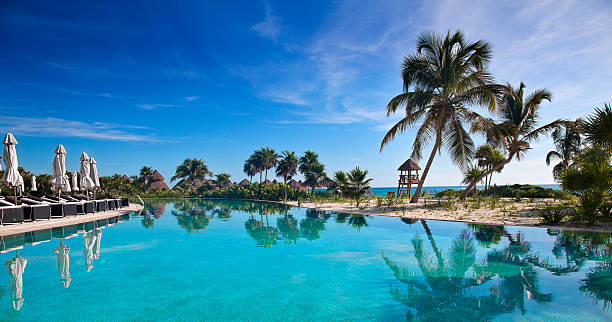 Tropical Resort stock photo