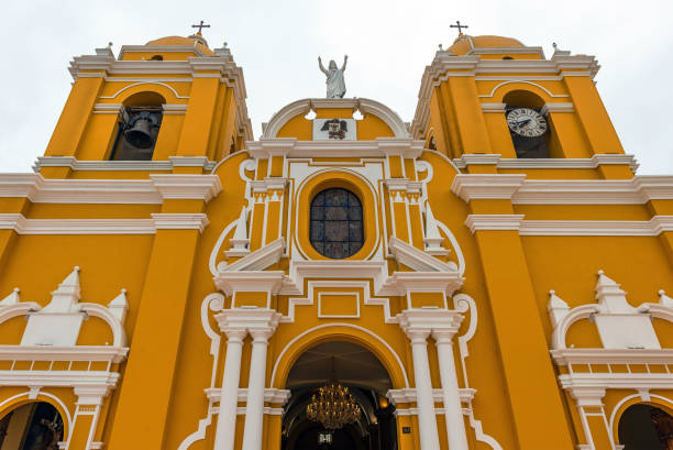 Trujillo Cathedral Basilica, Peru stock photo