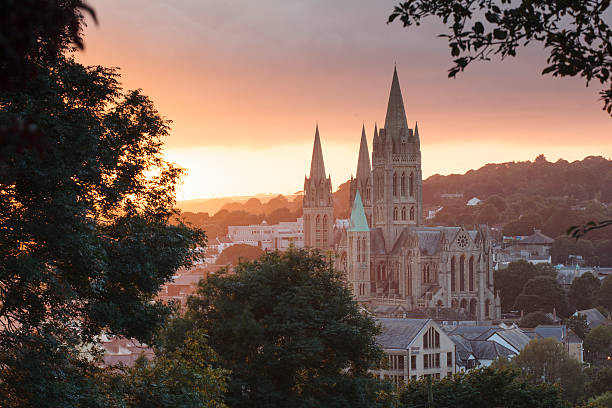 Truro Cathedral stock photo