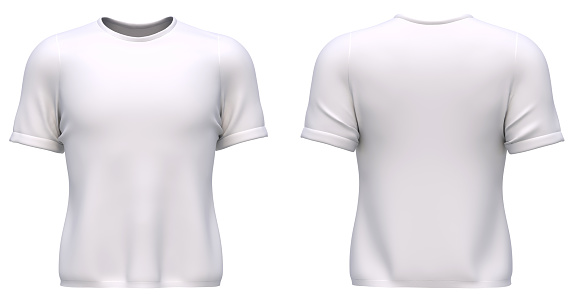 Tshirt 3d Rendering Stock Photo - Download Image Now - iStock