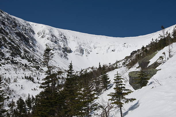 Tuckerman Ravine –White Mountain National Forest stock photo