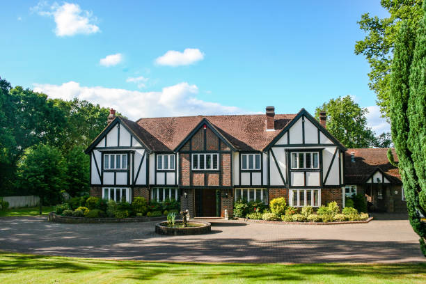 Tudor House stock photo