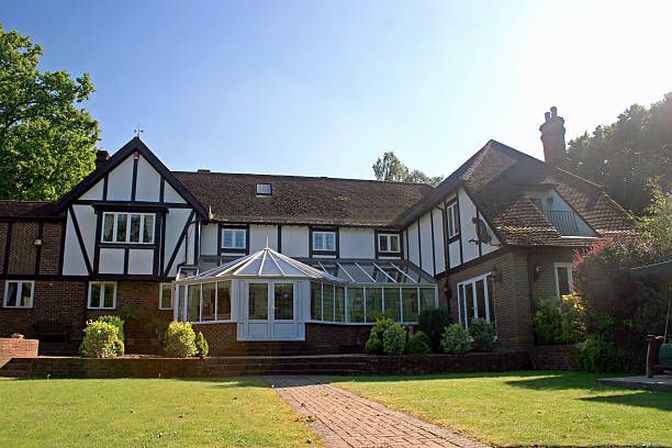 Tudor House stock photo