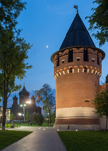 Tula City Russia Nikitskaya Tower Of The Tula Kremlin Stockfoto und