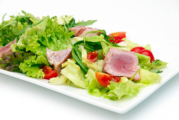 Tuna salad stock photo