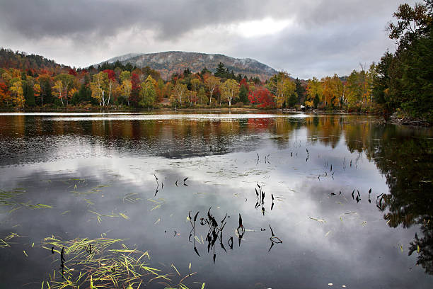 Tupper Lake In Autumn  tupper lake stock pictures, royalty-free photos & images
