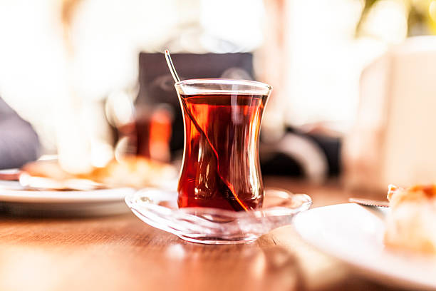 Turkish Tea stock photo