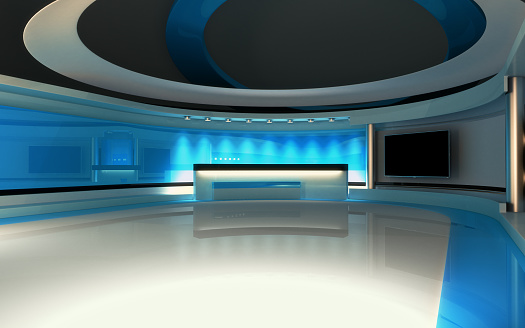 Tv Studio News Studio Stock Photo Download Image Now Istock
