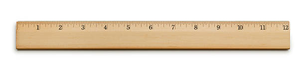 Twelve Inch Ruler A 12" ruler on white with soft shadow. ruler stock pictures, royalty-free photos & images