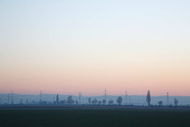 Twilight Landscape stock photo
