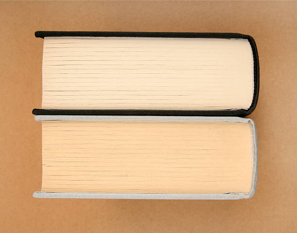 Two books stock photo