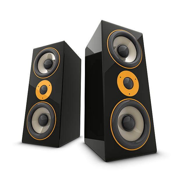 Two huge speakers Images/Photos: audio electronics stock pictures, royalty-free photos & images