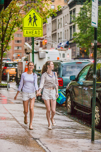 Nude young girls in Manhattan