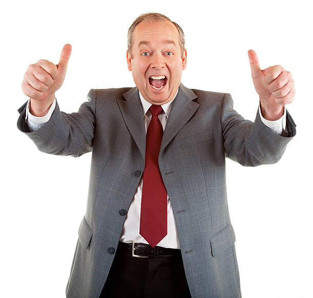Two Thumbs Up!! stock photo