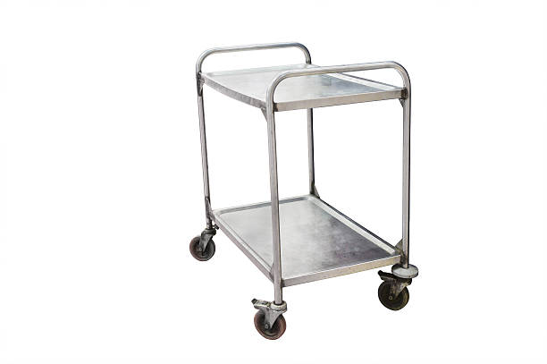 two-level cart stock photo