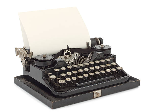 Typewriter stock photo