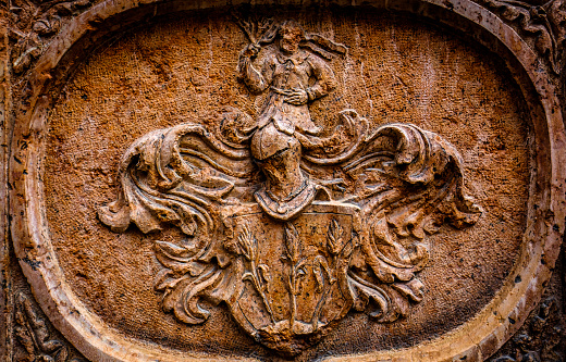 typical historic coat of arms - photo