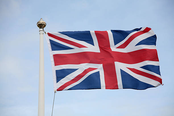 union jack - english flag bildbanksfoton och bilder