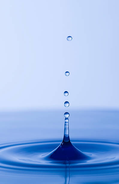 Unique water drop XL stock photo