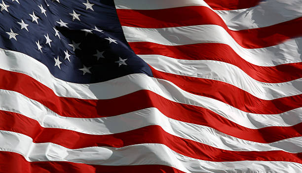 United States of America Flag. stock photo