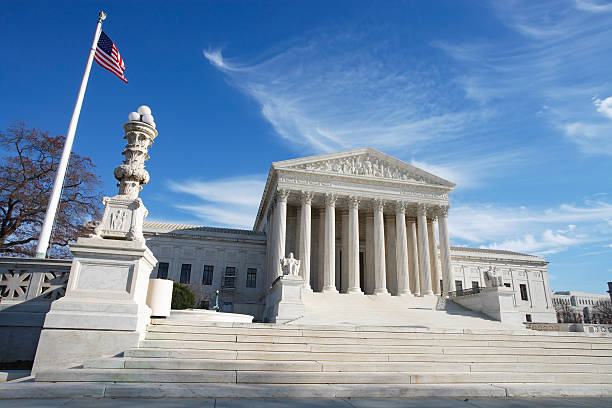 United States Supreme Court Building stock photo