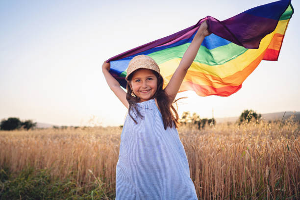 Unity and support is what LGBTQIA community needs! So join me stock photo