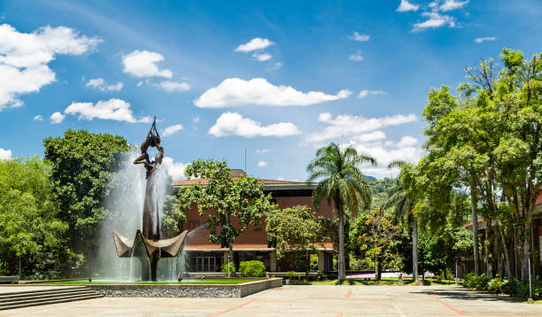University of Antioquia. It is the main academic institution in Antioquia and one of the best universities in the country stock photo