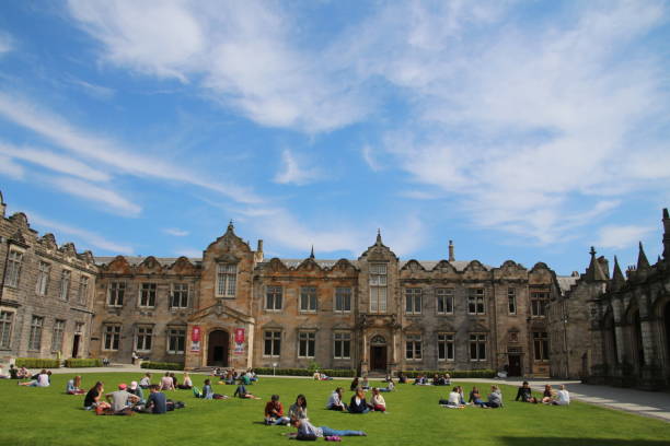 University of St Andrews, Scotland stock photo