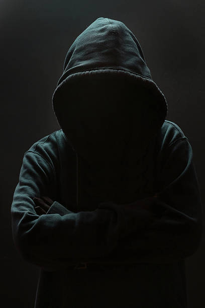 Hooded Man With Mask Expression Stock Photos, Pictures & Royalty-Free ...