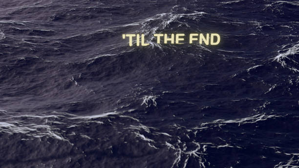 until the end stock photo