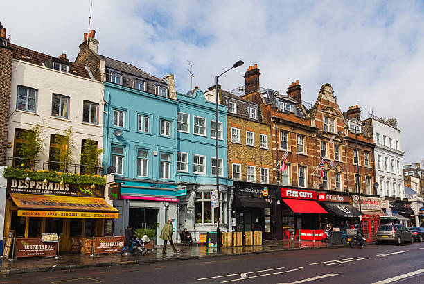Upper Street in London stock photo
