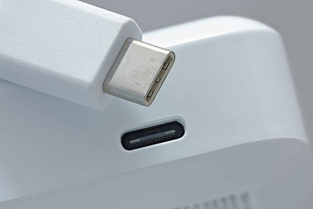 usb type-c cable and device connectors usb type-c usb cable stock pictures, royalty-free photos & images