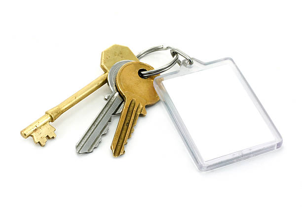 used House keys stock photo